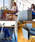 Foldable Foot And Leg Heater With Blanket Portable Under Desk Space Warmer used in home and office settings