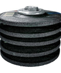 Five Pack 4-1/2 Inch Hubbed Grinding Wheels for Grinders, Beastly Metal and Stainless Steel Grinding, 4-1/2 x 1/4 x 5/8 Inch Arbor