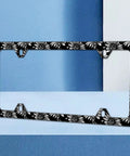 Floral Dope License Plate Frame Easy Install Stainless Steel Car Plate Holder With Screws 6x12 Inch 4 Holes Auto Accessory