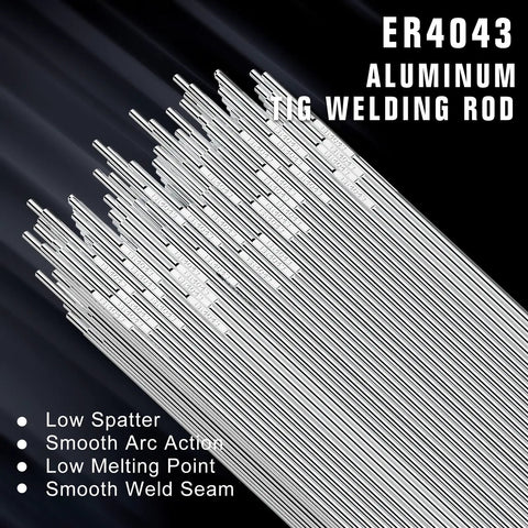 ER4043 Aluminum TIG Welding Rod 1 Sixteenth Inch By 16 Inch 3 Lb General Purpose Filler Wire shown in bundle