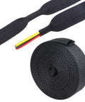 Heat Shrink Braided Sleeving For Wires And Cables Three Eighths Inch By Fifteen Feet High Temperature Rugged Automotive Grade Protection Tough Durable Insulation Temperature Range Minus Thirty One To Two Hundred Eighty Four Fahrenheit, black braided sleeve for wires