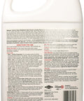 Back view of product label with instructions for Deck And Fence Brightener Restores UV Grayed Wood And Mildew Stains, Quick Water Mix.