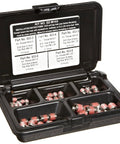 Metal Threaded Inserts Assortment Kit In Stainless Steel For M3 To M8 Metric Internal Threads, 50 Pieces in box