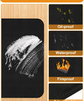 Large 24 By 31 Inch Heat Resistant Grill Mat For Countertops And Tables with oil-proof, waterproof, and fireproof features