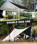 Heavy Duty 16x20 Foot Tarp With Brass Grommets And Reinforced Edges 14 Mil Thick Waterproof Poly Tarp Used for Garden and Camping