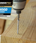 Premium Stainless Marine Deck Screws For Outdoor Wood Projects Inch Size Eight By One And Three Quarters Fastener Pack 172