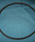 Heavy Duty Replacement Drill Press Belt K32.5 Compatible With New Machine Models circular rubber drive belt on blue fabric