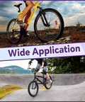 Cyclists using bicycles featuring the Universal 103Piece Bike Brake Cable Kit With Chromium Vanadium Steel Cable Cutter And Shifter Cables