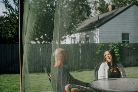 Ultra Fine Mosquito Netting Sheet No See Um Mesh For Indoor Outdoor Use covering outdoor seating area