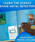 National Geographic Starter Metal Detector Kit for Kids – toy metal detector with 7.4-inch waterproof coil and trowel