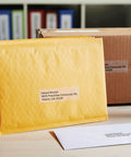 LabelWriter 450 Turbo Direct Thermal Printer Turbo Mode Prints 71 Inkless Labels Min shipping envelopes on desktop.