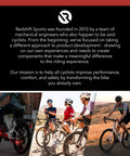 Cyclists riding with ShockStop Pro Endurance Suspension Seatpost 27.2mm By 350mm With 35mm Travel, scenic background.