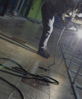 Heavy Duty 20 Foot Welder Extension Cord With 8 AWG Copper 250V NEMA 6 50 used for welding in a workshop.