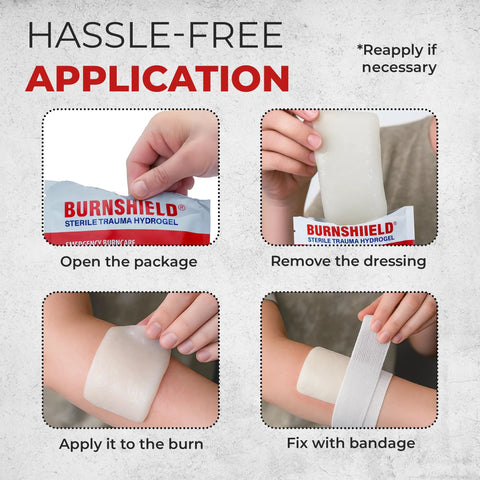 Legit Must Have Sterile Hydrogel Burn Wrap For Fingers And Toes Super Chill Relief For Scalds Sunburn And Minor Scrapes Tea Tree Infused First Aid Pads Individually Wrapped