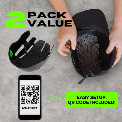 Two Pack Bump Cap Insert For Baseball Caps Ventilated Safety Helmet Shell Protective Headgear for Work Security And Outdoor Use