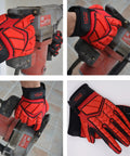 Anti Vibration Work Gloves With 5mm SBR Padding And TPR Protector For Men Large Size Mechanic Gloves Built Tough Grip