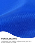 Close-up of 600D Oxford fabric used in Extended Stall Guard For Horses With Adjustable Straps And D Rings Blue Barn Ready Aisle Barrier