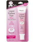 Liquid Fashion Tape Roll On Adhesive For Clothes And Skin Safe No Fuss All Day Hold Clear Body Glue For Dresses And Fabric Portable 1 Fl Oz Mess Free Application For Quick Fixes in packaging