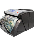 V1800 Money Counter With Color Coded Dual TFT Display, Pro Grade Speed For Fast Bill Counting Up To 1000 Notes Per Minute, UV MG IR
