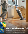 All Surface Pet Cleaner With Citrus For Sealed Floors And Area Rugs, Tackles Tough Messes And Odors Like A Boss, Lemon Eucalyptus Essential Oils, 80 Oz Bottle, Powerful Deep Cleaning For Pet Homes in bottle shown