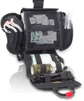 Open Paramedical First Aid Kit With Large Capacity Cabinet For Rapid Interventions, revealing adjustable height with organized tools.