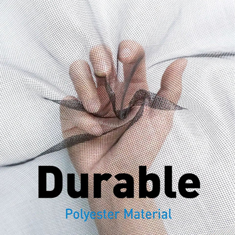 Window Screen Replacement Kit For 36 By 90 Windows And Doors, Durable Polyester Mesh With Retainer Spline, 32 Ft Roll, D I Y Screen Repair, Easy Install For Home Windows And Doors, Black