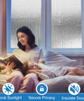 Top Shelf Garage Door Insulation Kit Hella Thick Double Bubble Reflective Heat Barrier on window for sound insulation.