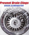 Water bubbles in a sink drain demonstrating Sticks Drain Cleaner And Deodorizer Lavender Scent Enzyme Pipe Cleaners With 24 Count.