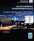 Cover of Electronic Fundamentals Module 04 for B2 Certification showing aviation circuits and components diagram.