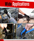 Hands using 11 Piece Torque Wrench Set With Half Inch, Three Eighths Inch And Quarter Inch Drives on bike components