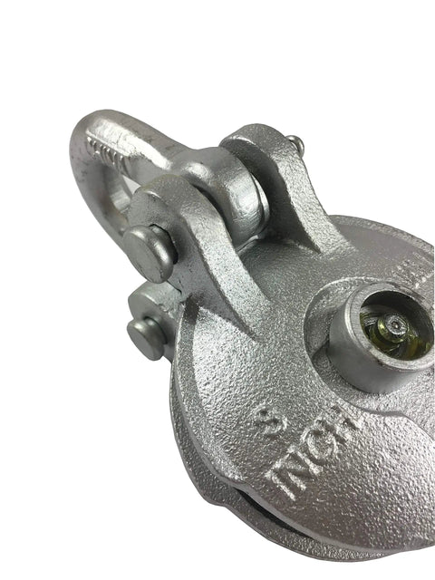 Heavy Duty Snatch Block And Yarding Block Wire Rope Pulley Set For Winching And Rigging, cast steel, grease fitting