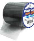 Heavy Duty Window Screen Repair Tape 3 Inch By 20 Foot Patch Kit For Window Screens And Screen Doors Tears And Holes Waterproof Adhesive With Strong Hold Easy Cut And Apply For Quick Screen Fix No Fuss, shown in roll with label