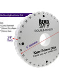 Round Kumihimo Disk For Braiding Jewelry Making, 6 Inch Diameter, 0.75 Inch Thick Double Dense Foam, Pro Grade Starter Friendly Practice Tool