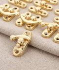 Old School Vintage Iron Hasp Latch Set 24 Pack For Jewelry Boxes Suitcases Treasure Boxes And Tool Boxes Cabinet Swing Locks