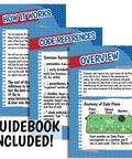 STEM Coding Toy For Kids And Teens Learn Real C Plus Plus Skills With A Built In Speaker And Arcade Style Buttons Over Twenty Online Projects To Create Songs And Sound Effects Right Out Of The Box guidebook pages