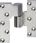 Full Mortise Intermediate Pivot For Right Hand Doors 60 To 90 Inches Aluminum Finish M19 626 RH close-up view