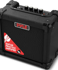 Compact 10 Watt Electric Guitar Amp With 5 Inch High Definition Speaker Easy Volume Bass Treble Distortion And Gain Controls Headphone Output Perfect For Practice Jamming And Small Gigs displayed on a white background