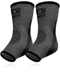 Achilles Tendon Support Ankle Sleeve For Running And Daily Comfort, Plantar Fasciitis Relief, Tendonitis And Flat Feet, Gray Black