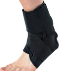 Stabilizing Pro Ankle Brace Large Black Lightweight Low Profile Fits Inside Your Shoe Durable 800D Ballistic Nylon With Reinforced Eyelet