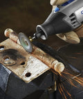 Dremel tool with EZ Lock Aluminum Oxide Rotary Tool Grinding Wheel Set Two Piece For Fast Grinding And Sharpening Metal Edges