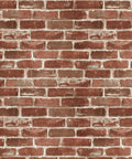 Red Brick Peel And Stick Wallpaper Self Adhesive Waterproof Removable Vinyl Wall Covering For Home Decor And Furniture Makeovers