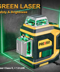 Rechargeable 360 Degree Self Leveling Green Laser Level With Tripod Mount Magnetic Base And Glasses For Construction Tile And Home Renovation Pro Grade With 5 Leveling Modes And 3 Full 360 Degree Beams