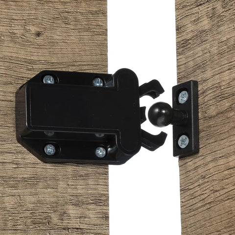 Four Pack Slick Push To Open Cabinet Latches Smooth Tap No Fuss Touch Catch Lock Self Securing Heavy Duty Drawer Hardware For Kitchen Cupboards And Wardrobes