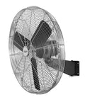 Beastly 30 Inch Oscillating High Velocity Industrial Wall Fan with 2 Speed All Metal Build, adjustable tilt, aluminum blades.