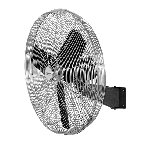 Beastly 30 Inch Oscillating High Velocity Industrial Wall Fan with 2 Speed All Metal Build, adjustable tilt, aluminum blades.