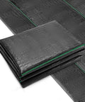 Heavy Duty Weed Barrier Ground Cover Fabric 6.5 Ft By 32 Ft Woven Landscape Weed Control Mat that blocks sunlight and suppresses weeds