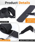 Heat Shrink Braided Sleeving For Wires And Cables Three Eighths Inch By Fifteen Feet High Temperature Rugged Automotive Grade Protection Tough Durable Insulation Temperature Range Minus Thirty One To Two Hundred Eighty Four Fahrenheit, black braided sleeve on cable
