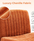 Close-up of Criss Cross Office Chair With Pocket Springs, Extra Wide 25In Seat, Chenille fabric showcasing texture and durability