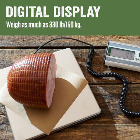 Stainless Steel Digital Scale With 330 Pound Capacity For Precise Weighing In Kitchen Or Workshop Built Tough And Easy To Clean