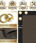 Privacy Fence Screen 5 Feet By 20 Feet Heavy Duty Mesh Windscreen Cloth with brass grommets and reinforced polyethylene fabric.